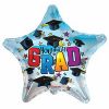 18In Colorful Grad Star Balloon Delivery