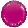 18in metallic fuchsia circle Balloon Delivery