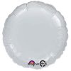 18in metallic silver circle Balloon Delivery