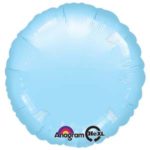 18in pastel blue circle Balloon Delivery