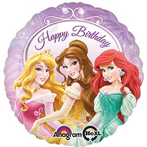 18in princess birthday portrait happy birthday Balloon Delivery