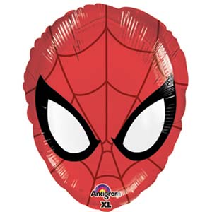 18in spiderman head Balloon Delivery