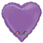 18in spring lilac heart Balloon Delivery