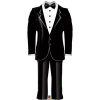 39In Tuxedo Shaped Foil Balloon