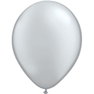 Metallic 11 Inch Silver 43794 Balloon Delivery