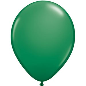 Standard 11 Inch Green Balloon Delivery