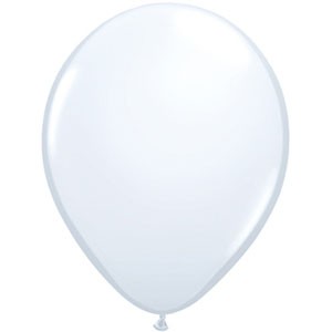 Standard 11 Inch White Balloon Delivery