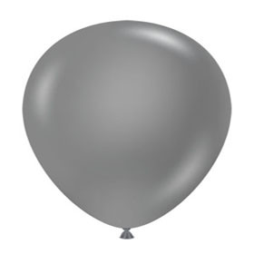 12in Metallic Silver Latex Balloon Helium Filled