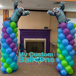 10 layer balloon column Balloon Delivery