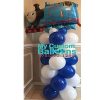 4ft Tall Column Large Thomas Train Balloon Delivery