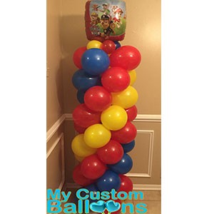 5ft Paw Patrol Column 1 Balloon Delivery