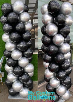 7 Ft Tall Balloon Column With Up To 5 Colors