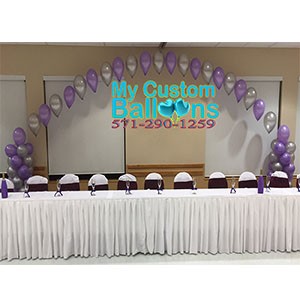 Arch Column Combo String Of Pearls 21 Balloons Balloon Delivery