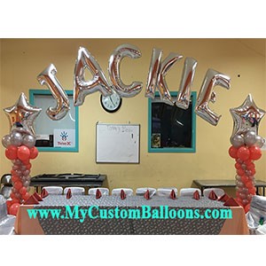 String of Pearl Balloon Arch with 20 balloons