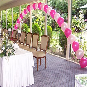 String of Pearl Balloon Arch with 30 balloons