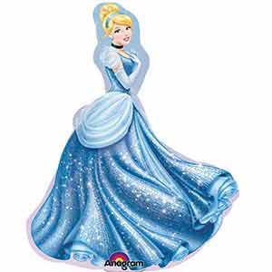 14In Cinderella Foil Shaped Balloon Balloon Delivery