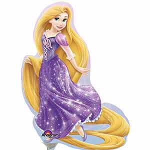 14In Rapunzel Foil Shaped Balloon Balloon Delivery