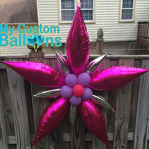 4Ft taper Star Decor 1 Balloon Delivery