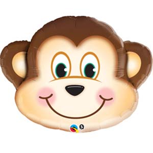 35in mischievous monkey Balloon Delivery