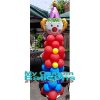 Clown Column Balloon Delivery