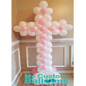 Cross White2 Square Balloon Delivery