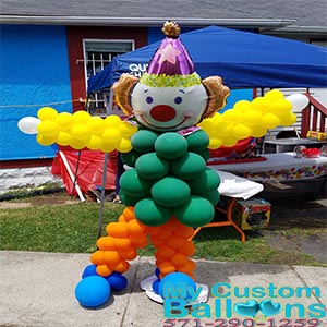 Clown Balloon Maker Custom Figure #146 US SELLER - FITS LEGOS 