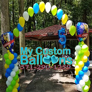 Paw Patrol Arch Balloon Delivery