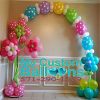 Pink Flower Display Balloon Arch Balloon Delivery