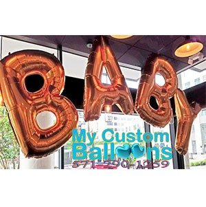 40in BABY balloon letter Pharse Balloon Delivery
