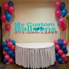 4ft Tall Self Standing Festive Balloon Column Balloon Delivery