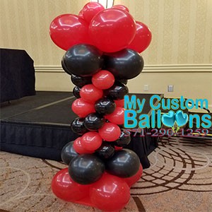My Custom Balloons | 4.5 Feet Tall Roman Balloon Column Select 2 Colors