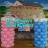 6ft tall baby bottles with clear top Balloon Delivery