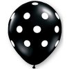 11in Black Polka Dot Balloon Delivery