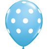 12In Lt Blue Polka Dot Balloon Delivery