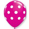 11in Wild Berry Polka Dot Balloon Delivery