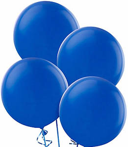 24in Royal Blue Latex Balloon Delivery
