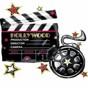 30in Hollywood Clapboard Balloon