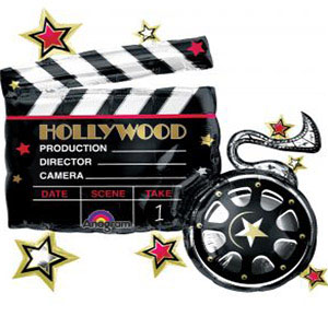 30in Hollywood Clapboard Balloon Delivery