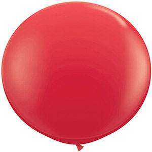 24in Red Latex Balloon Helium Filled