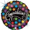 18in Bold Stars congrats Balloon Delivery