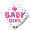 18In Baby Girl Dots & Butterfly Balloon Delivery