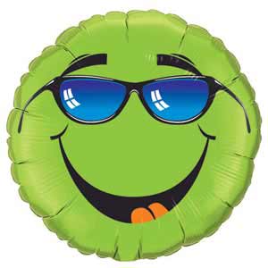 18In Keep Cool Lime Green Balloon Delivery