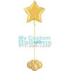 Foil star balloon Centerpiece Select Your Colors Balloon Delivery