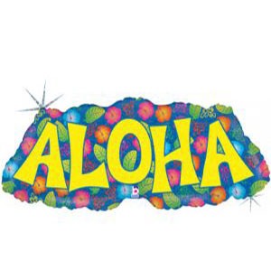 38in Aloha Balloon Delivery