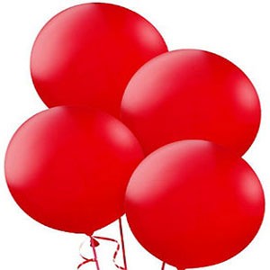 24in red Balloon Delivery