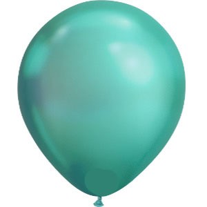 11in Chrom Green Balloon Delivery