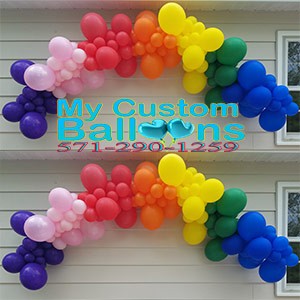 Organic Garland Small to Medium 14ft Balloon Delivery
