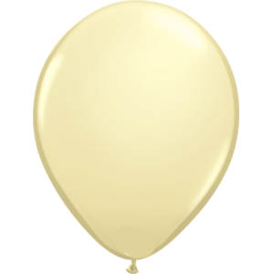 11in Ivory Silk Balloon Delivery