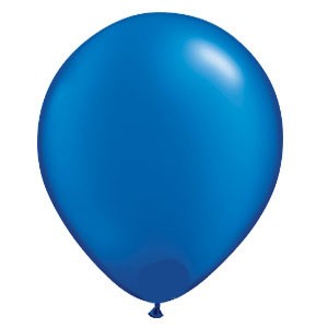 11in Pearl Sapphire Blue Latex Balloon Balloon Delivery