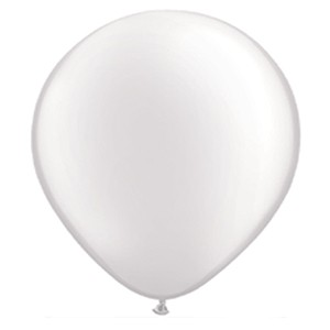 11in Pearl White Latex Balloon Balloon Delivery